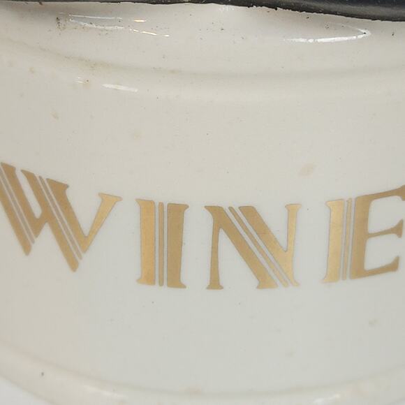 Vintage‎ Hand Painted Alberta's Ceramic Italian Man Wine Liquor Decanter 12" - Picture 7 of 15